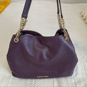 Michael Kors Bundle, Bag, Wallet and make up Bag Plum